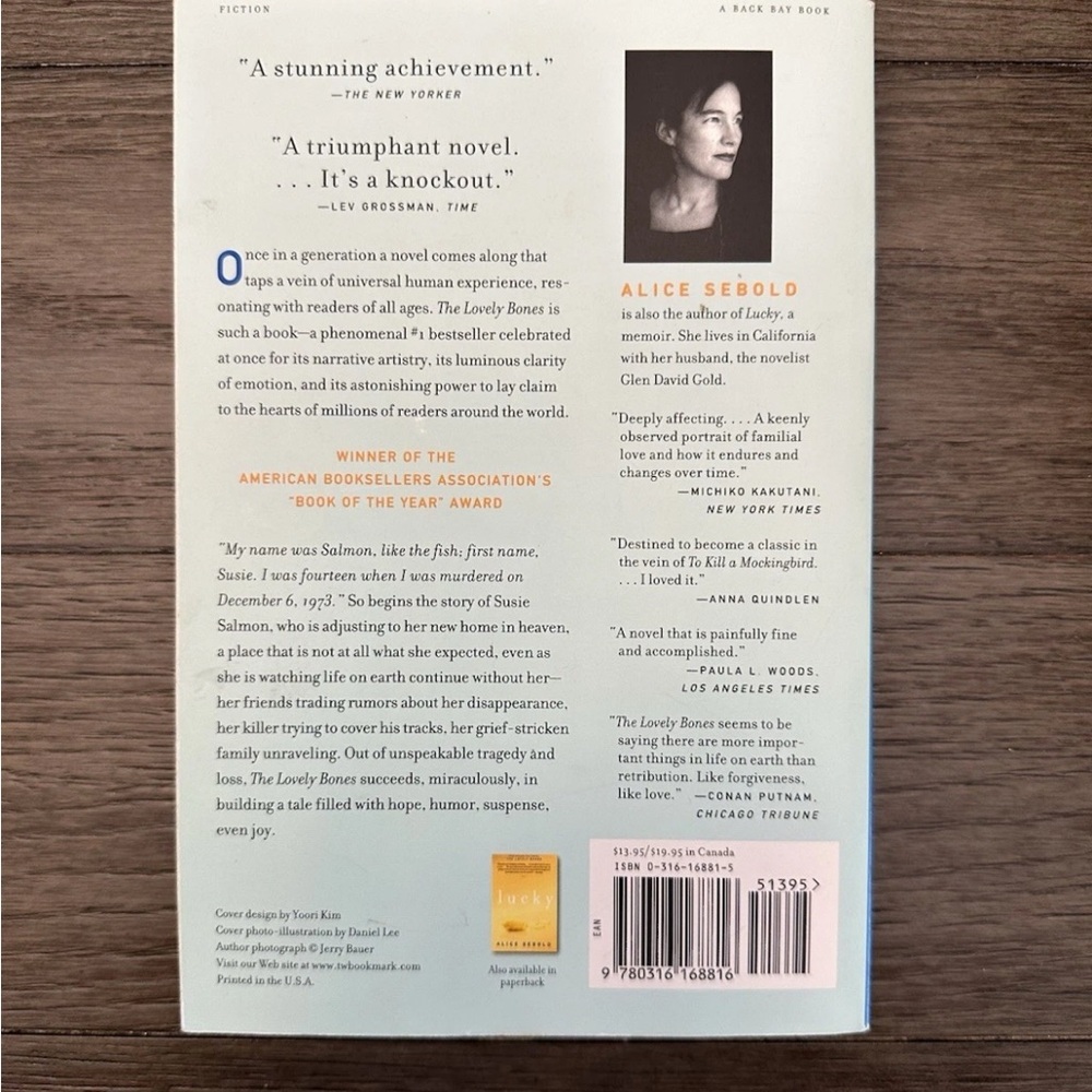 The lovely bones novel good condition - Picture 2 of 5